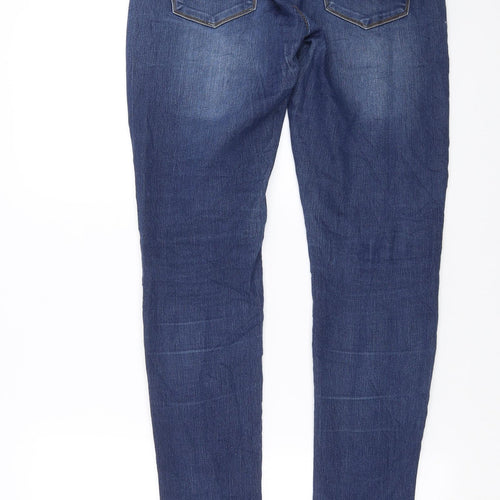 House Womens Blue  Denim Skinny Jeans Size 10 L32 in