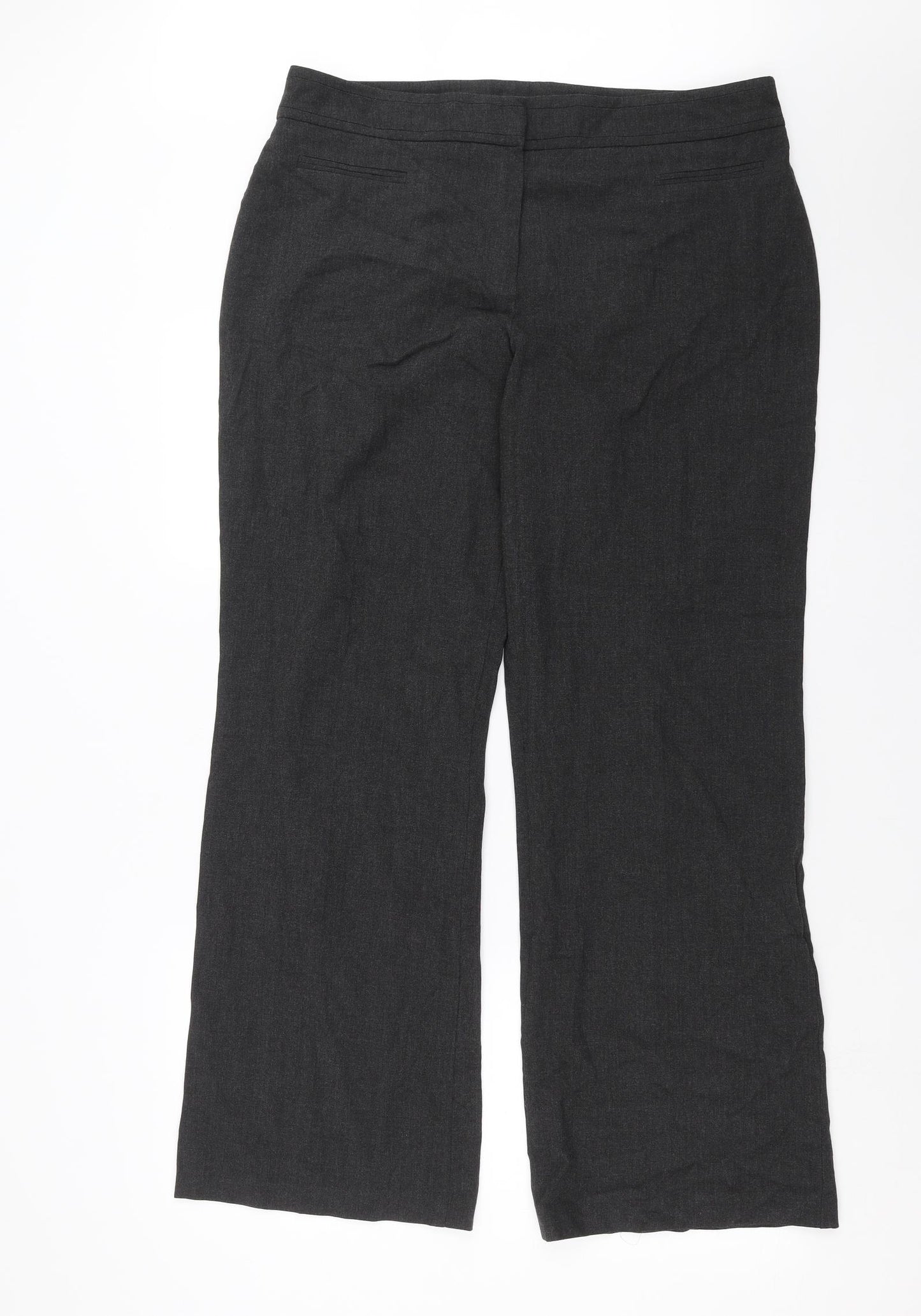 Marks and Spencer Womens Grey   Trousers  Size 18 L31 in