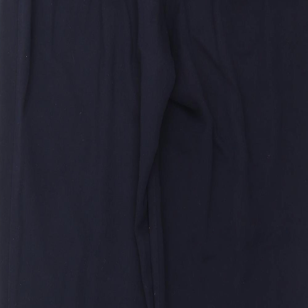 Marks and Spencer Womens Blue   Trousers  Size 14 L28 in - short Leg
