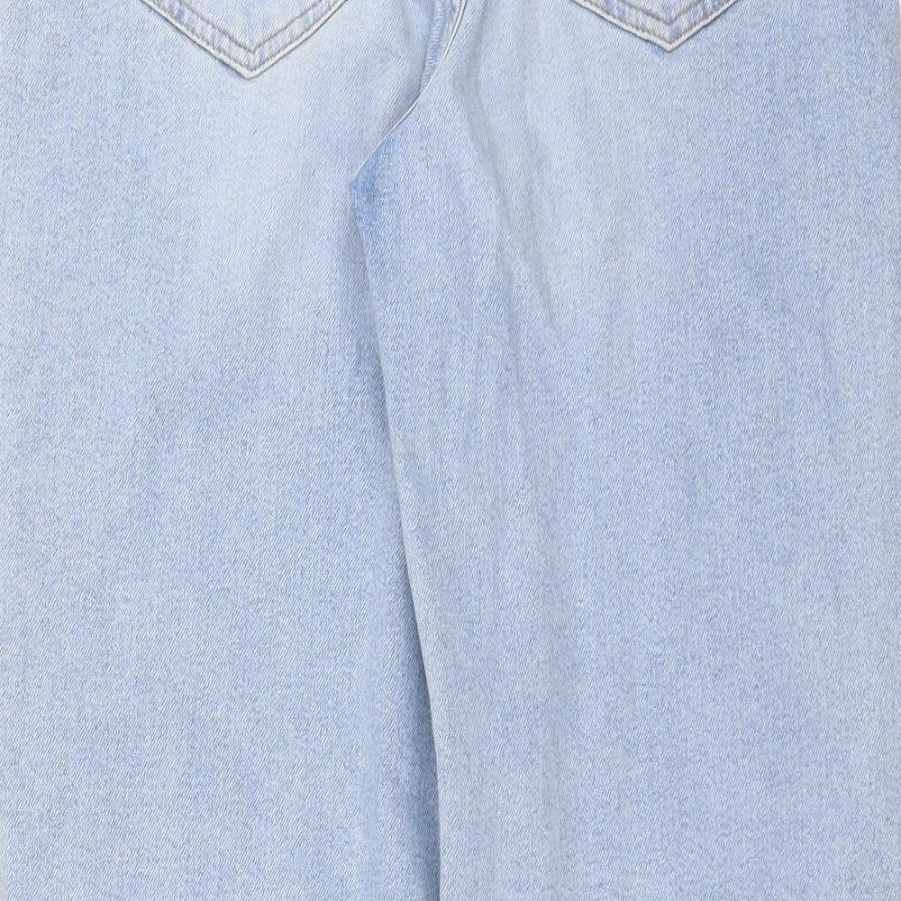 George Womens Blue  Denim Mom Jeans Size 14 L28 in