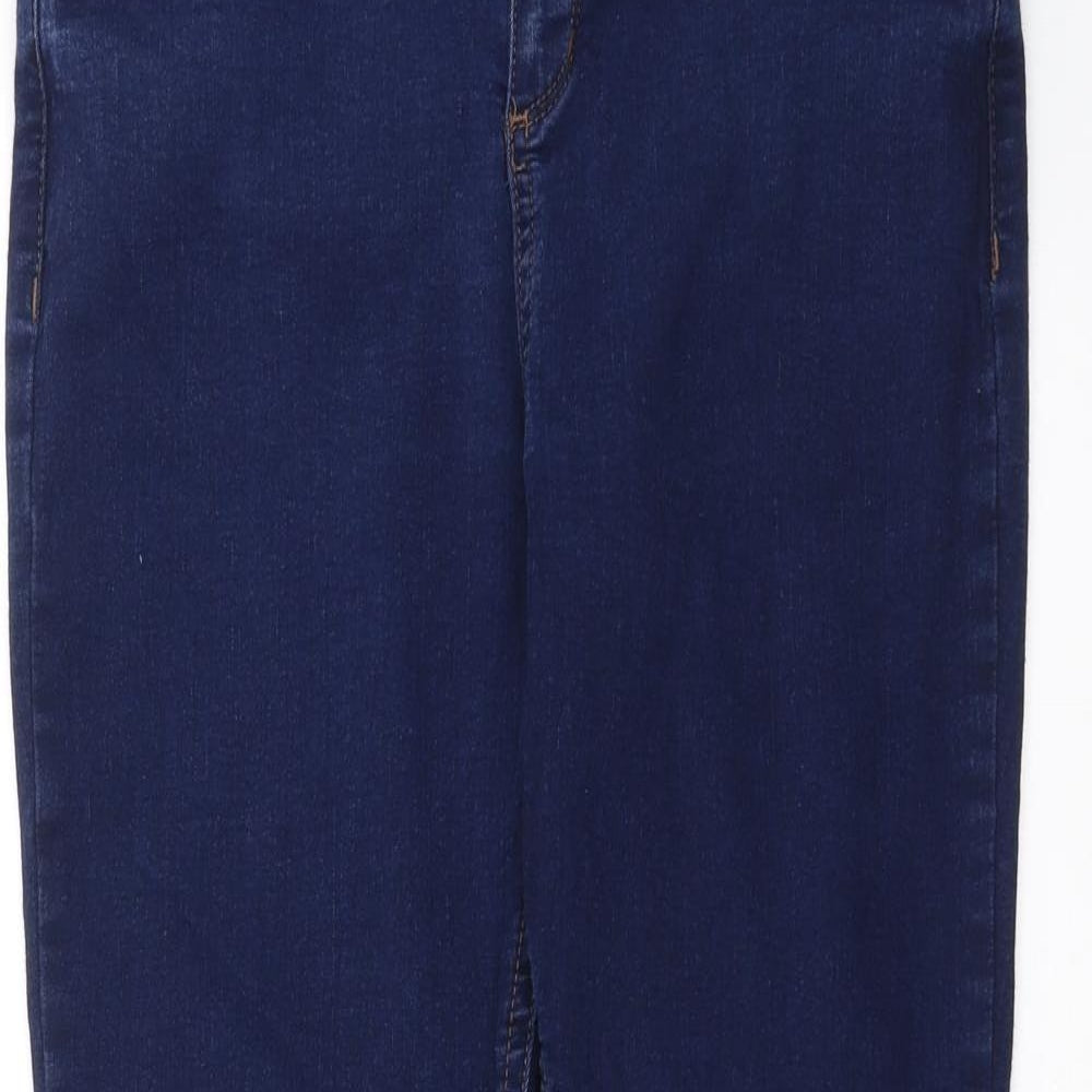 George Womens Blue  Denim Skinny Jeans Size 14 L29 in