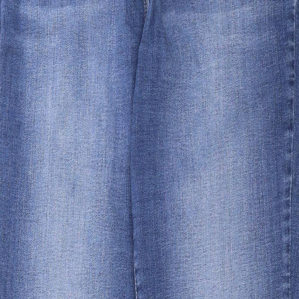 NEXT Womens Blue  Denim Straight Jeans Size 14 L31 in