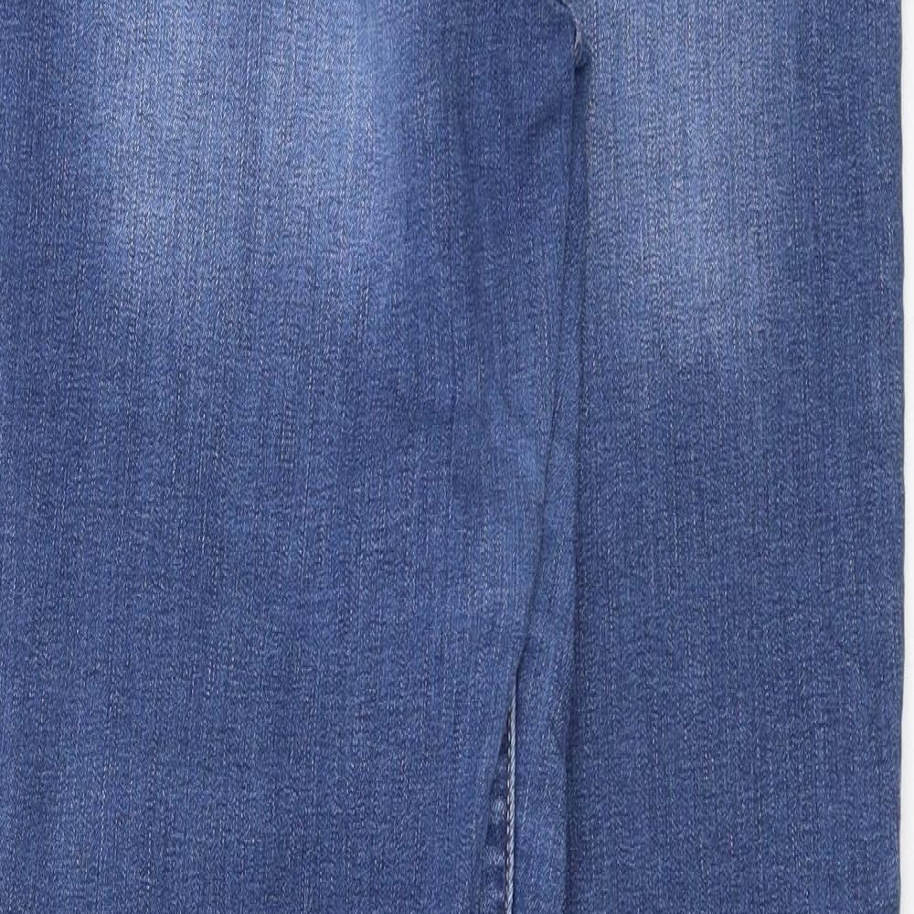 NEXT Womens Blue  Denim Straight Jeans Size 14 L31 in