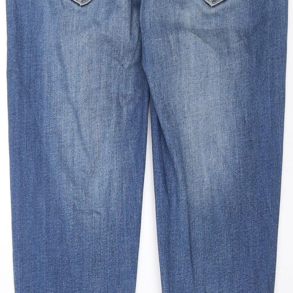 House Denim Womens Blue  Denim Straight Jeans Size 8 L31 in