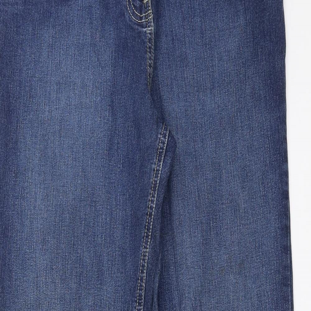 Papaya Womens Blue  Denim Straight Jeans Size 14 L29 in
