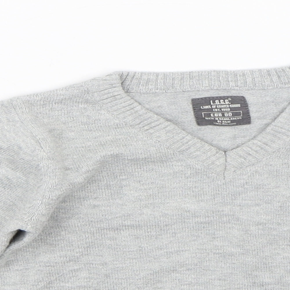 H&M Baby Grey   Pullover Jumper Size 12-18 Months