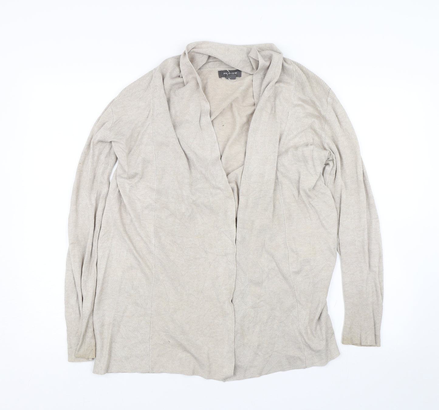 Primark Womens Beige   Cardigan Jumper Size XS