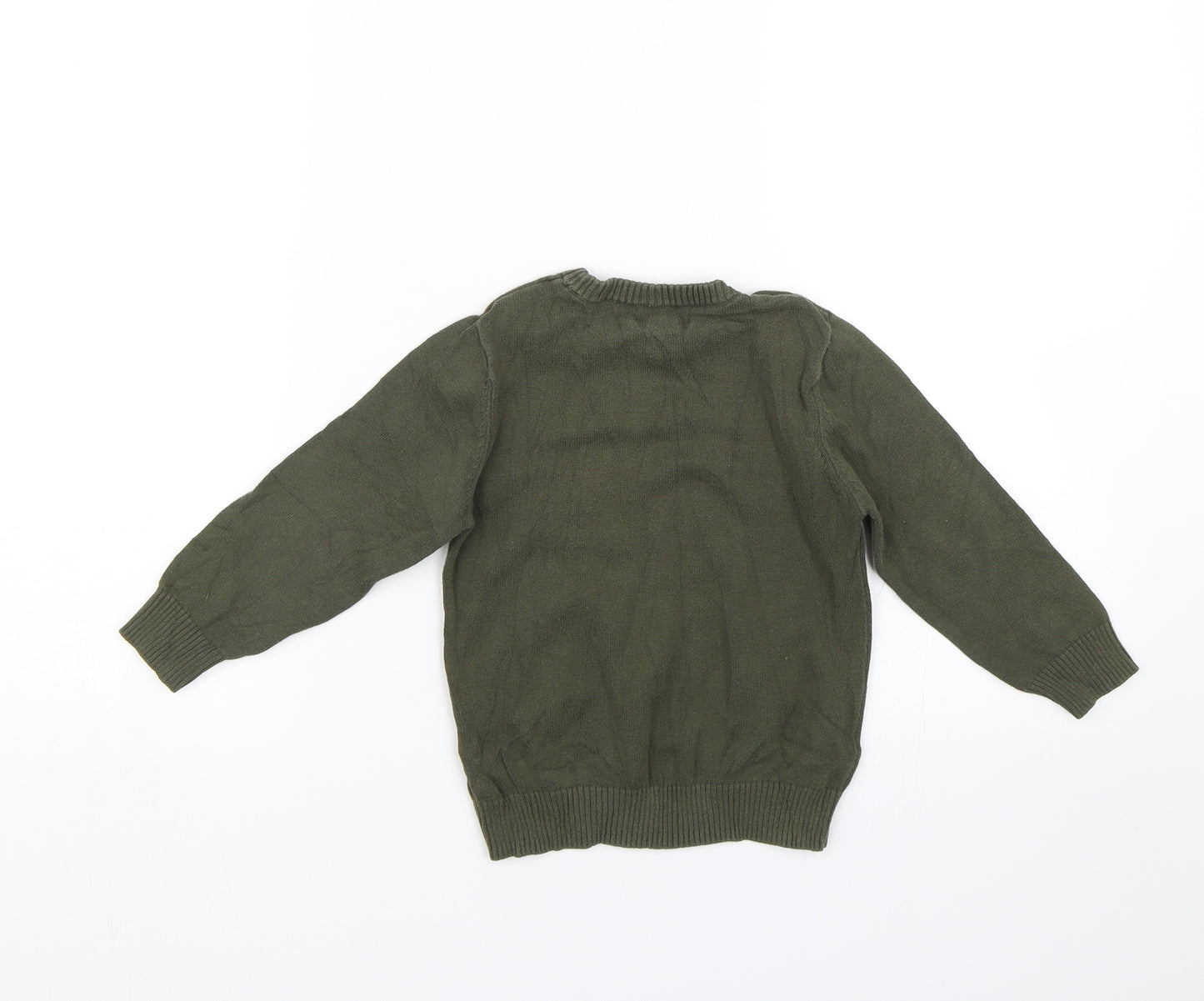 Primark Boys Green   Pullover Jumper Size 3-4 Years  - Epic
