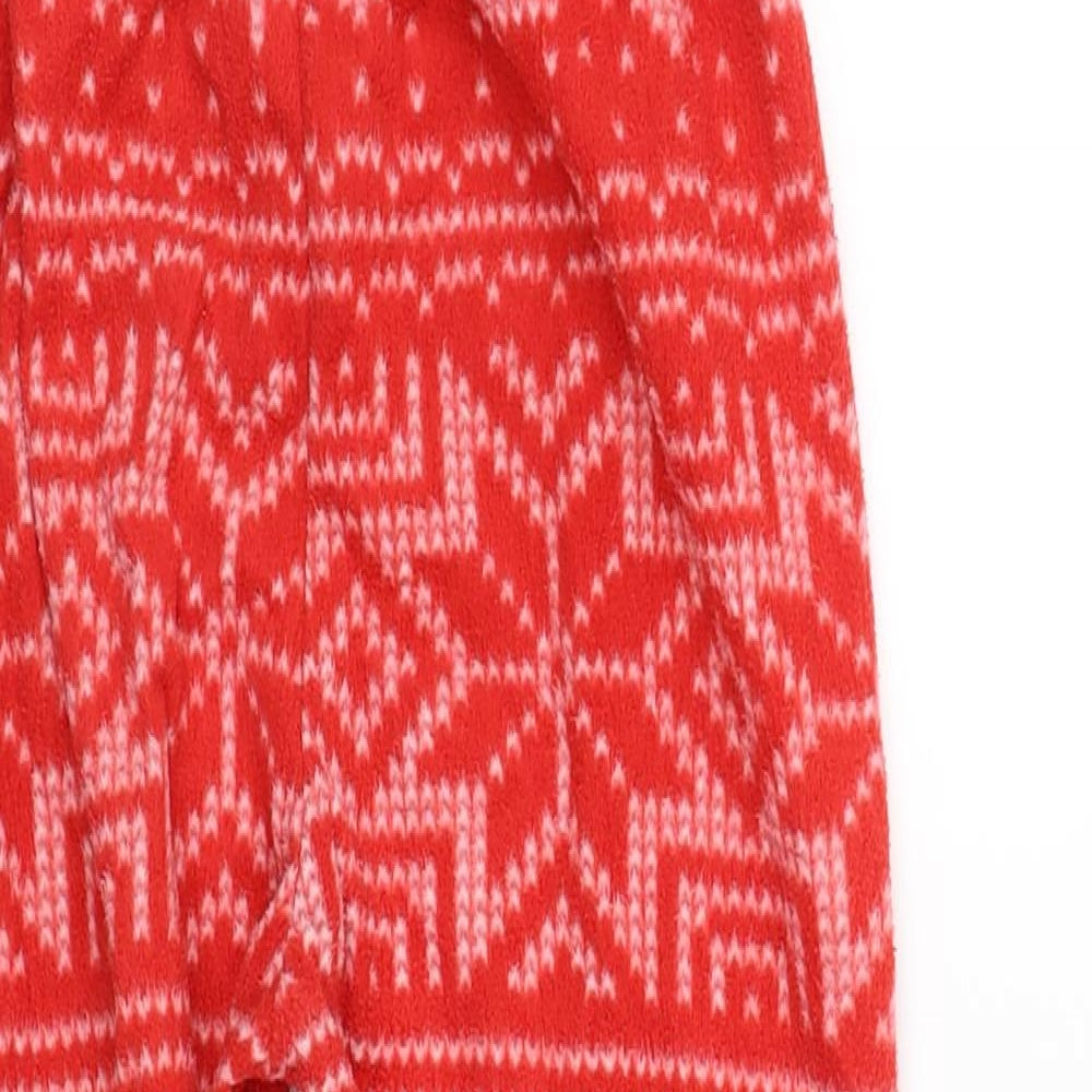 Primark Boys Red Argyle/Diamond   Pyjama Pants Size 7-8 Years  - Grinch
