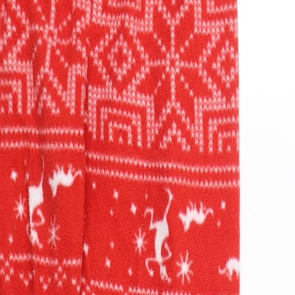 Primark Boys Red Argyle/Diamond   Pyjama Pants Size 7-8 Years  - Grinch