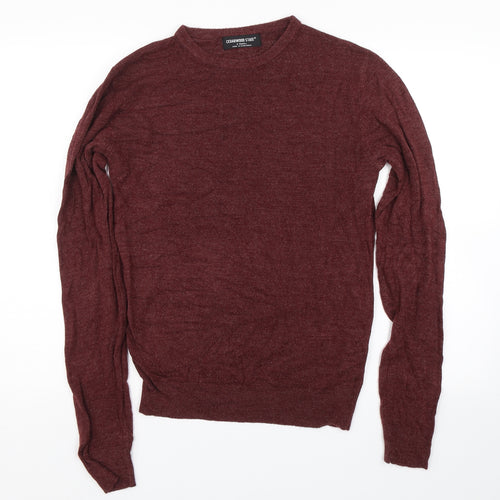Cedar wood Mens Red   Pullover Jumper Size XS