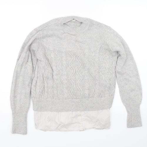Matalan Womens Grey   Pullover Jumper Size M