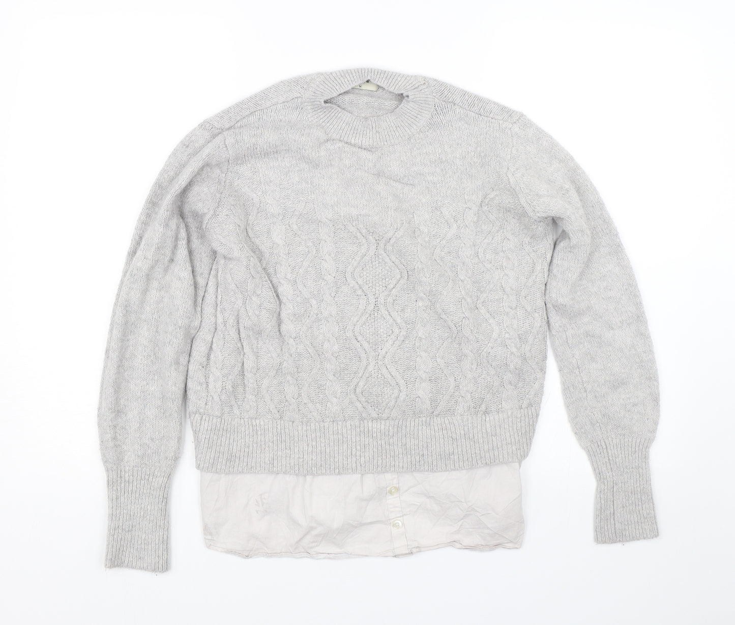 Matalan Womens Grey   Pullover Jumper Size M