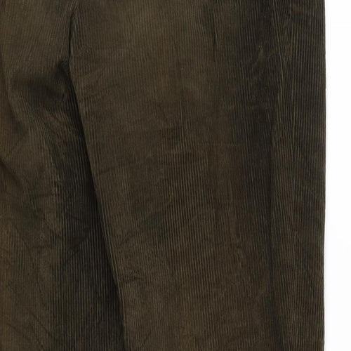 Austin Reed Mens Green  Corduroy Trousers  Size 32 L28 in