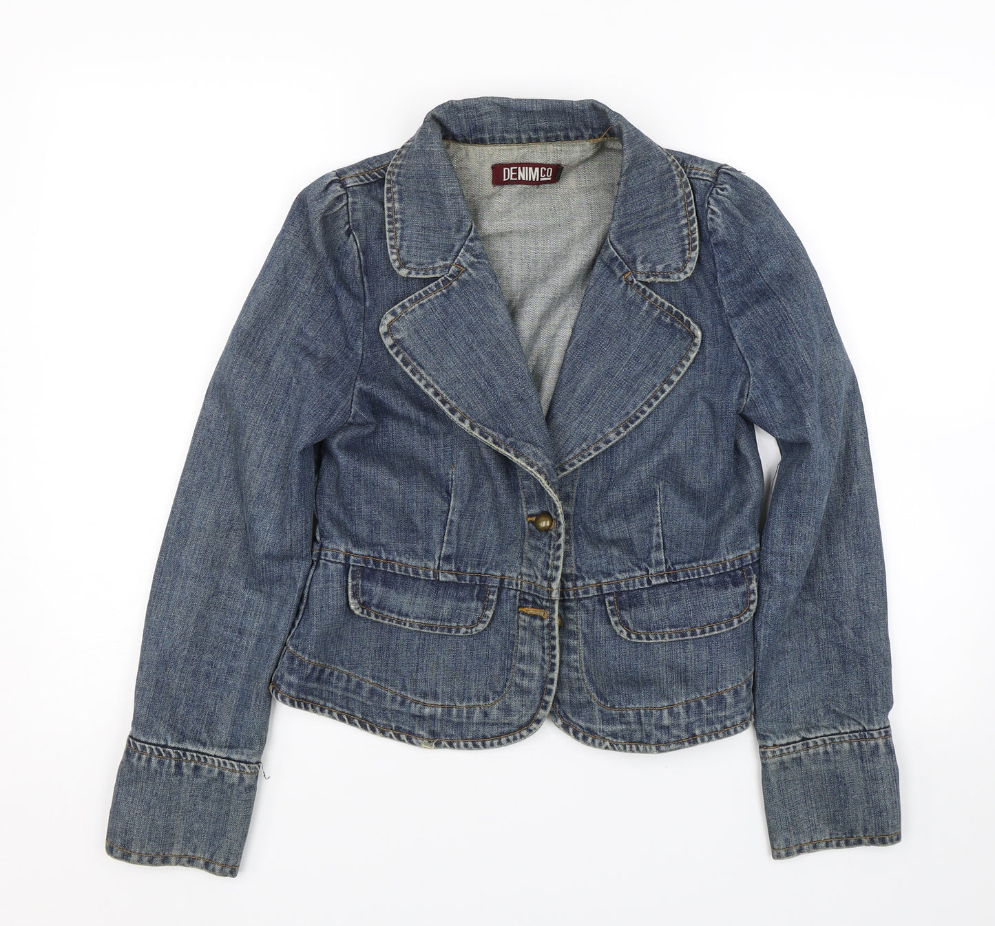 Denim co Womens Blue  Denim Jacket  Size 12