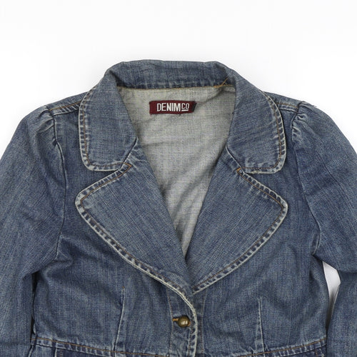 Denim co Womens Blue  Denim Jacket  Size 12