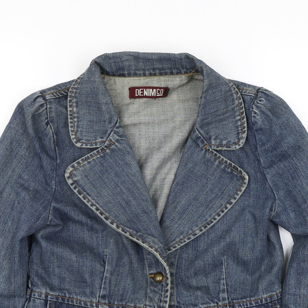 Denim co Womens Blue  Denim Jacket  Size 12