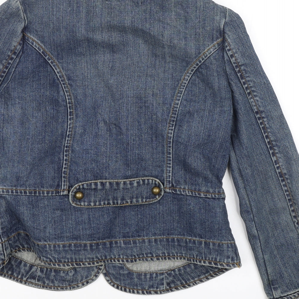 Denim co Womens Blue  Denim Jacket  Size 12