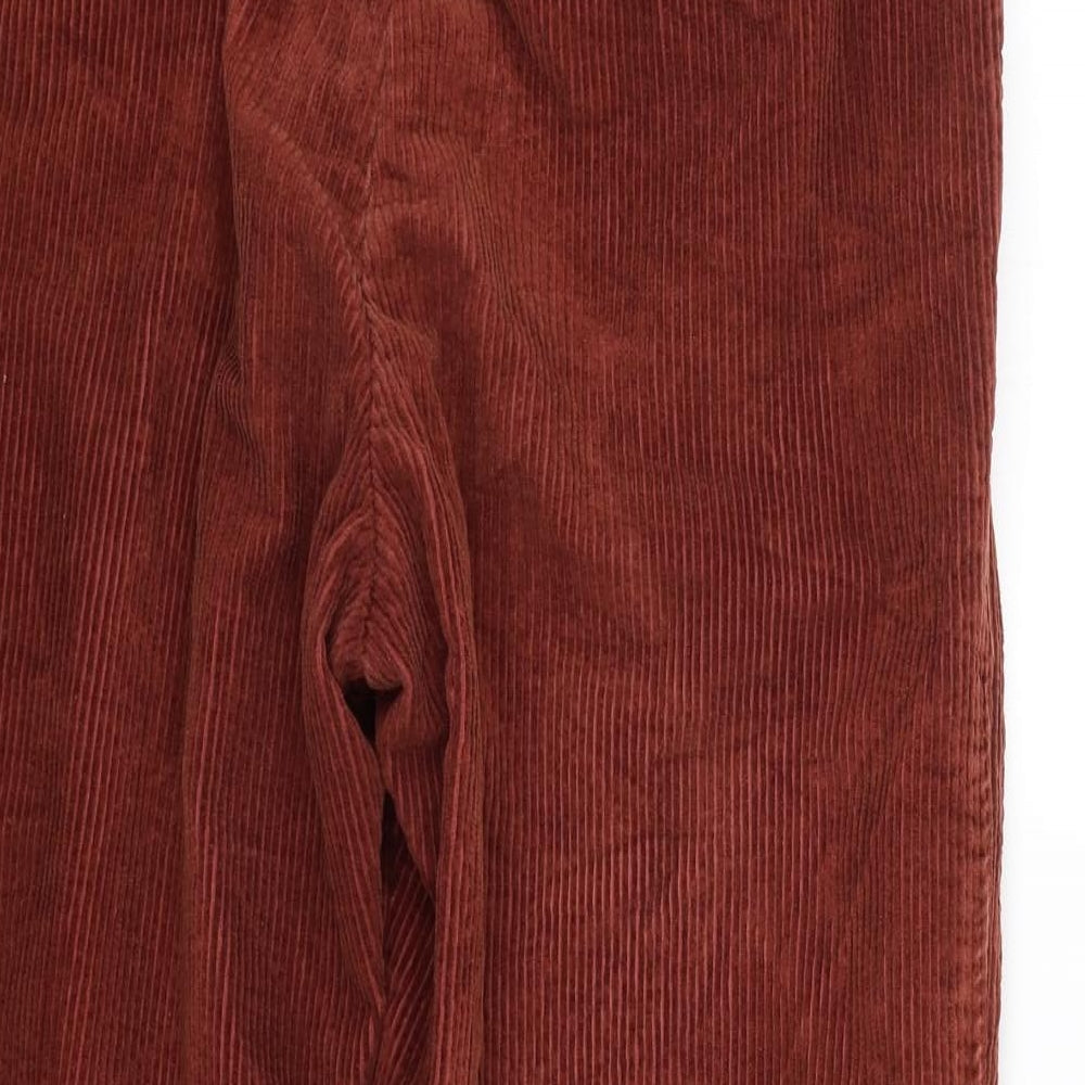 SW Mens Orange  Corduroy Trousers  Size 30 L23 in