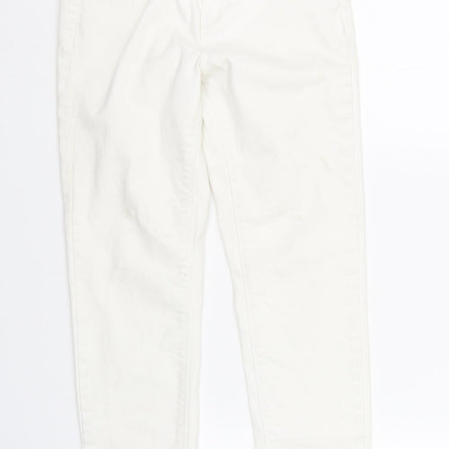 New Look Womens White  Denim Skinny Jeans Size 6 L24 in