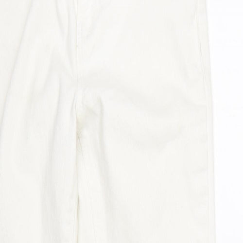 New Look Womens White  Denim Skinny Jeans Size 6 L24 in