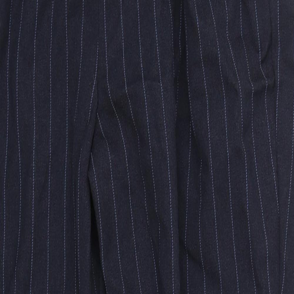 TU Womens Blue Striped  Trousers  Size 10 L26 in