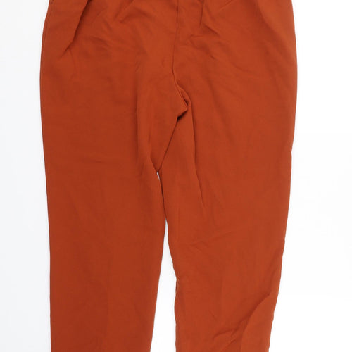 TU Womens Orange   Trousers  Size 12 L25 in
