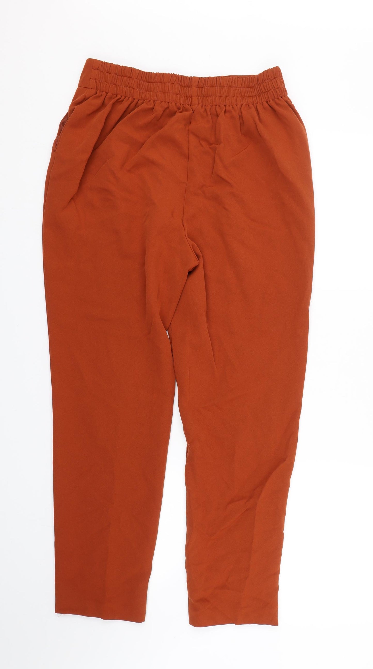 TU Womens Orange   Trousers  Size 12 L25 in