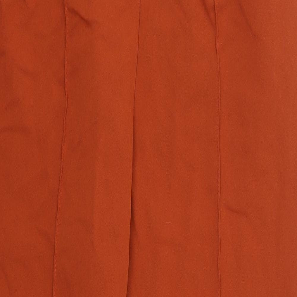 TU Womens Orange   Trousers  Size 12 L25 in