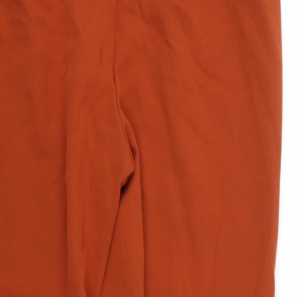 TU Womens Orange   Trousers  Size 12 L25 in