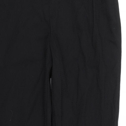 F&F Womens Black   Trousers  Size 10 L26.5 in