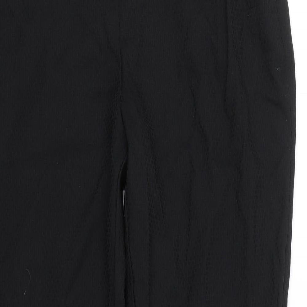 F&F Womens Black   Trousers  Size 10 L26.5 in