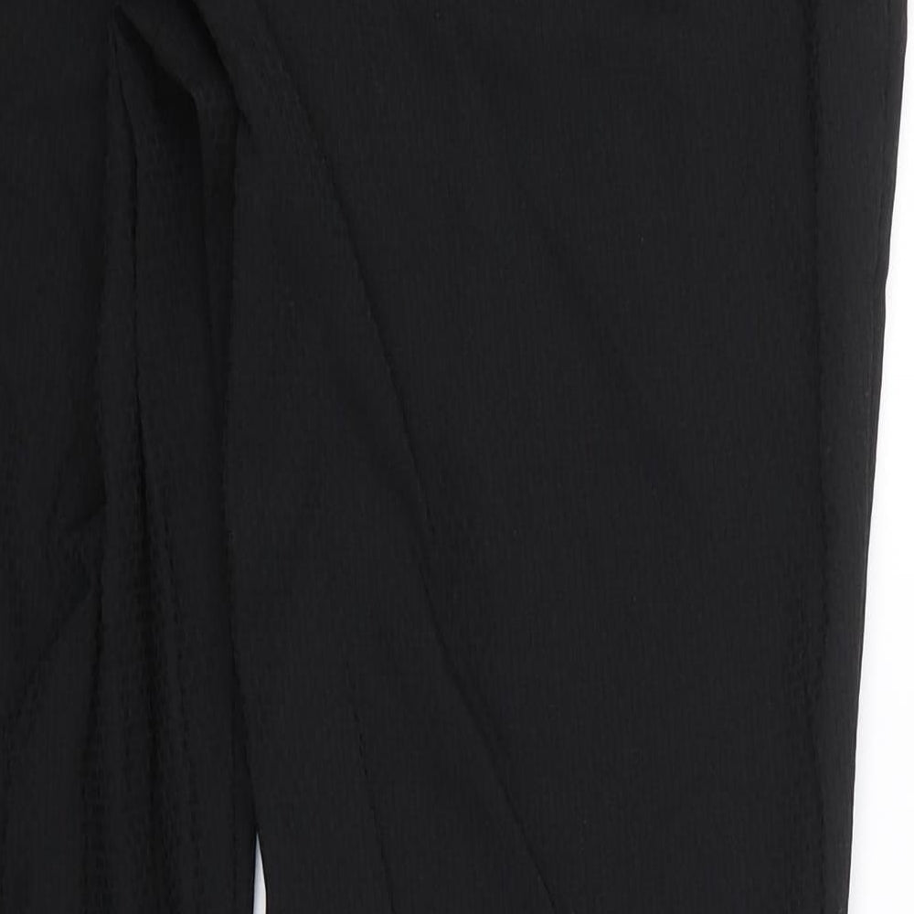 F&F Womens Black   Trousers  Size 10 L26.5 in