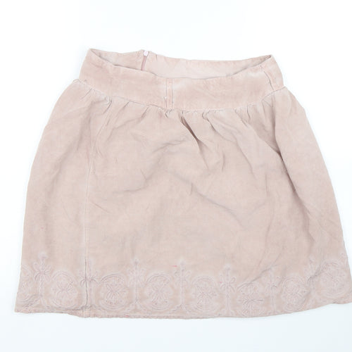 Janina Womens Pink Floral  Mini Skirt Size 8