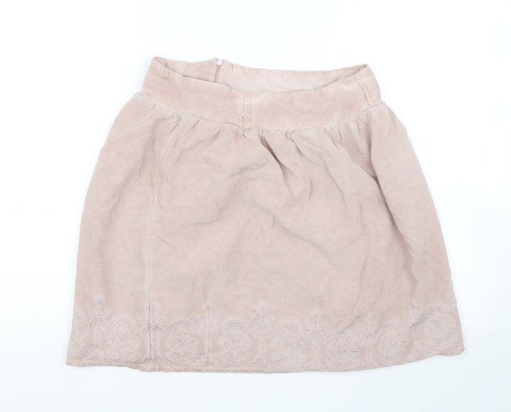 Janina Womens Pink Floral  Mini Skirt Size 8