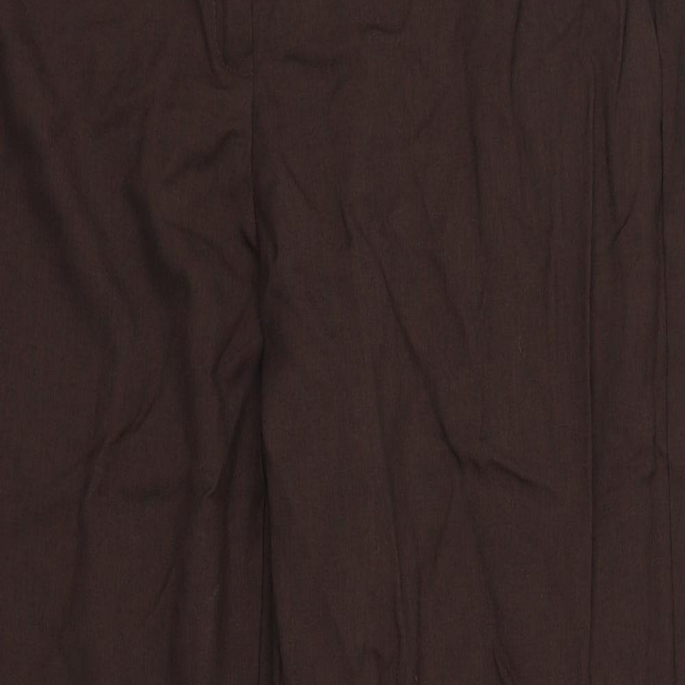 M&S Womens Brown   Trousers  Size 20 L30 in