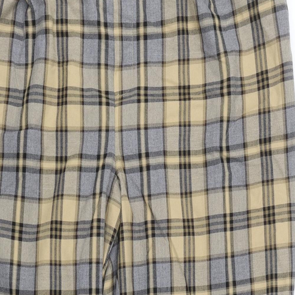 Primark Womens Grey Check  Trousers  Size 20 L24.5 in