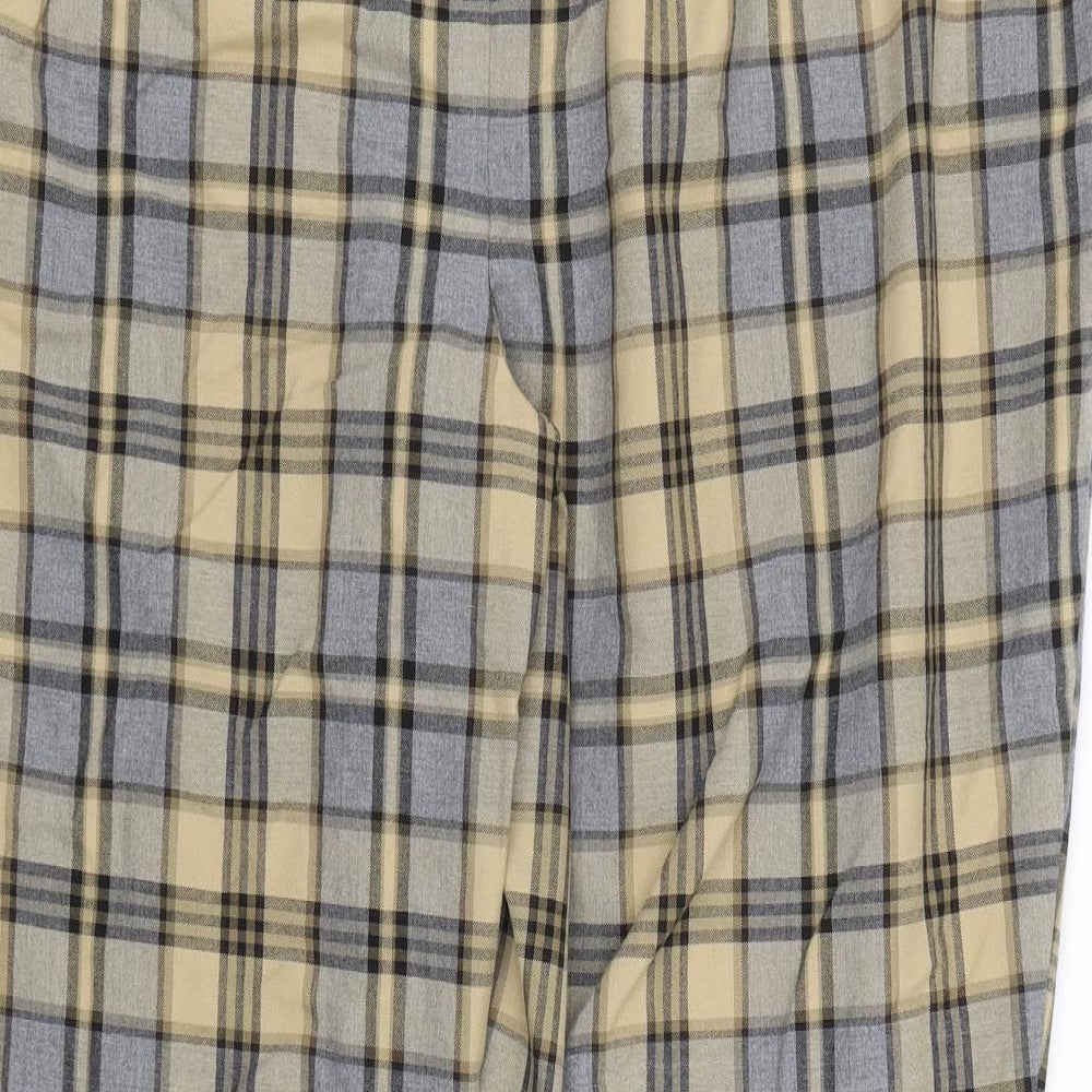 Primark Womens Grey Check  Trousers  Size 20 L24.5 in