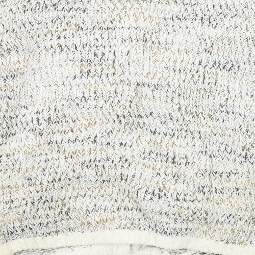 Passport Womens Beige   Cardigan Jumper Size L