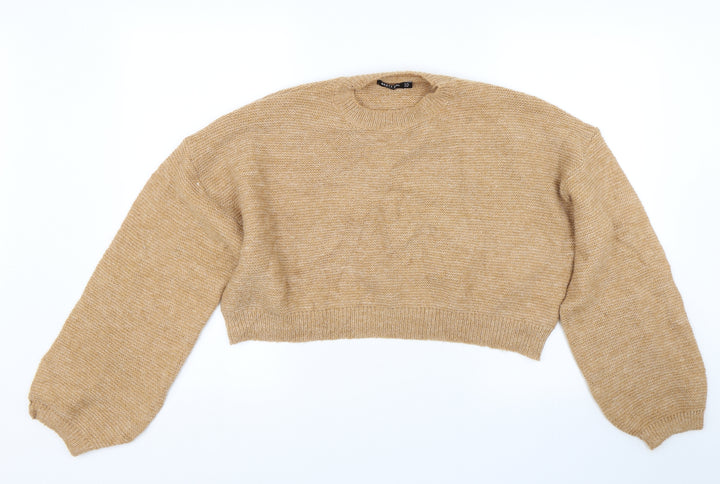 Nasty Gal Womens Brown   Pullover Jumper Size M