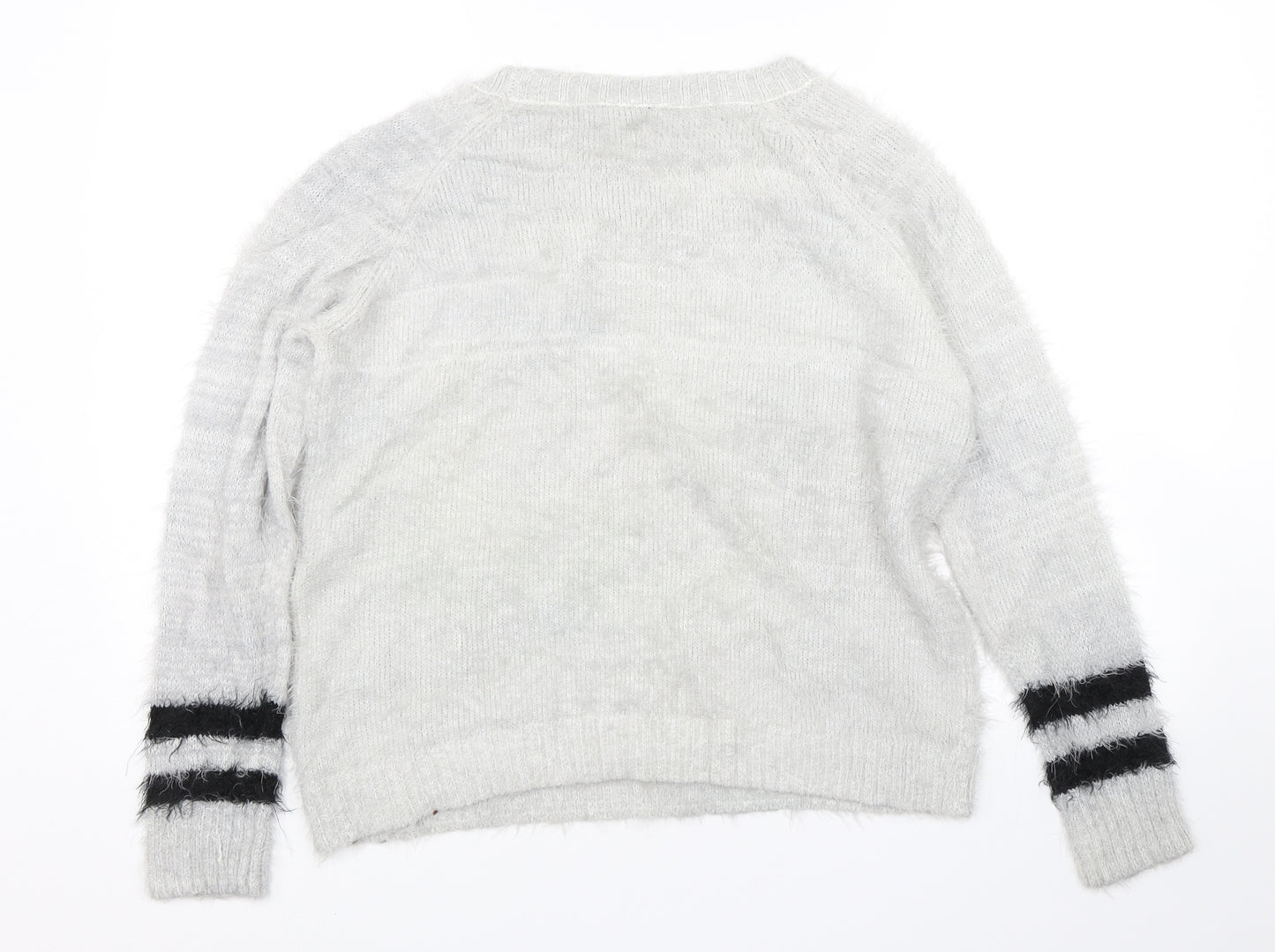 SPLASH Womens Grey   Pullover Jumper Size 16