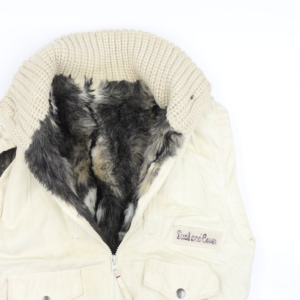 Duck & Cover Womens Beige   Gilet Jacket Size M