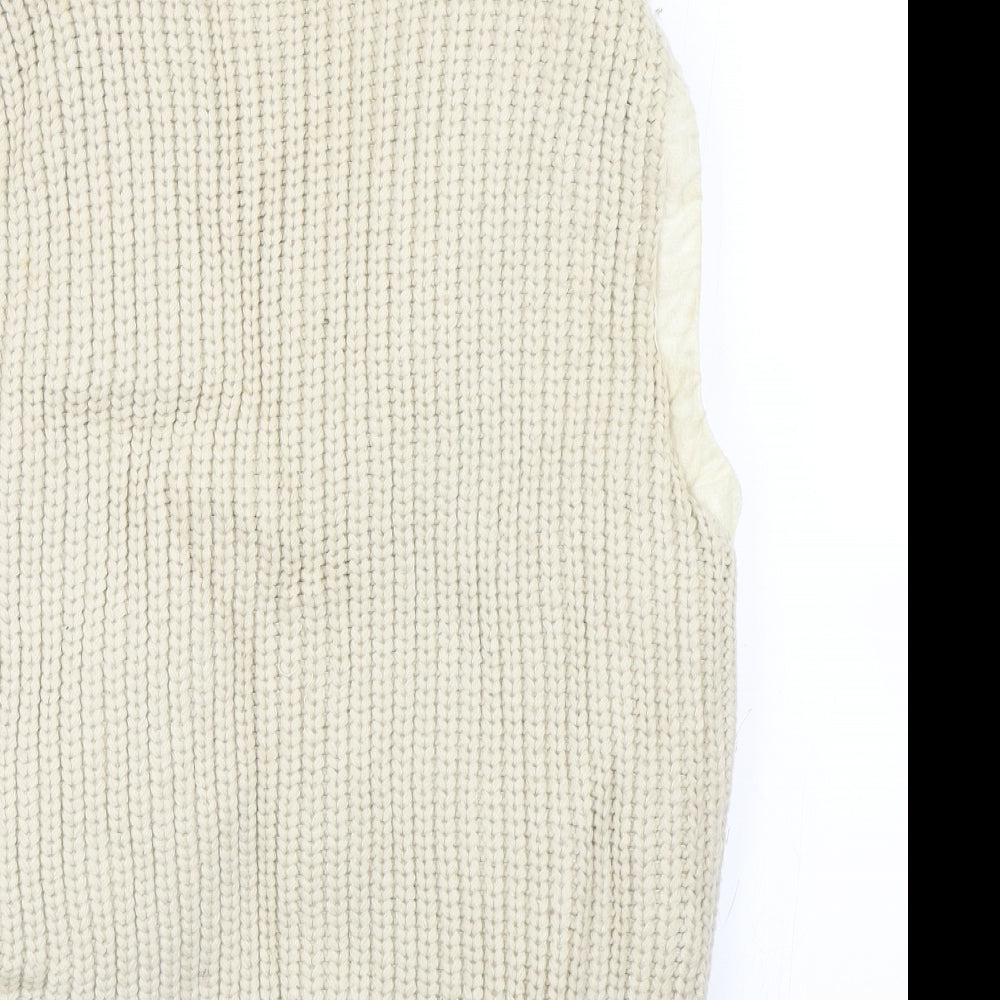 Duck & Cover Womens Beige   Gilet Jacket Size M