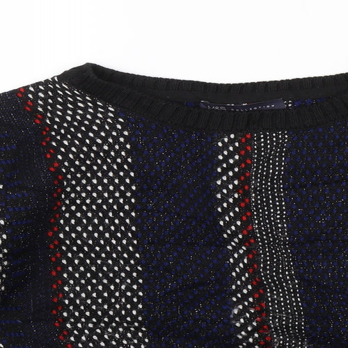 M&S Womens Multicoloured Striped  Pullover Jumper Size M