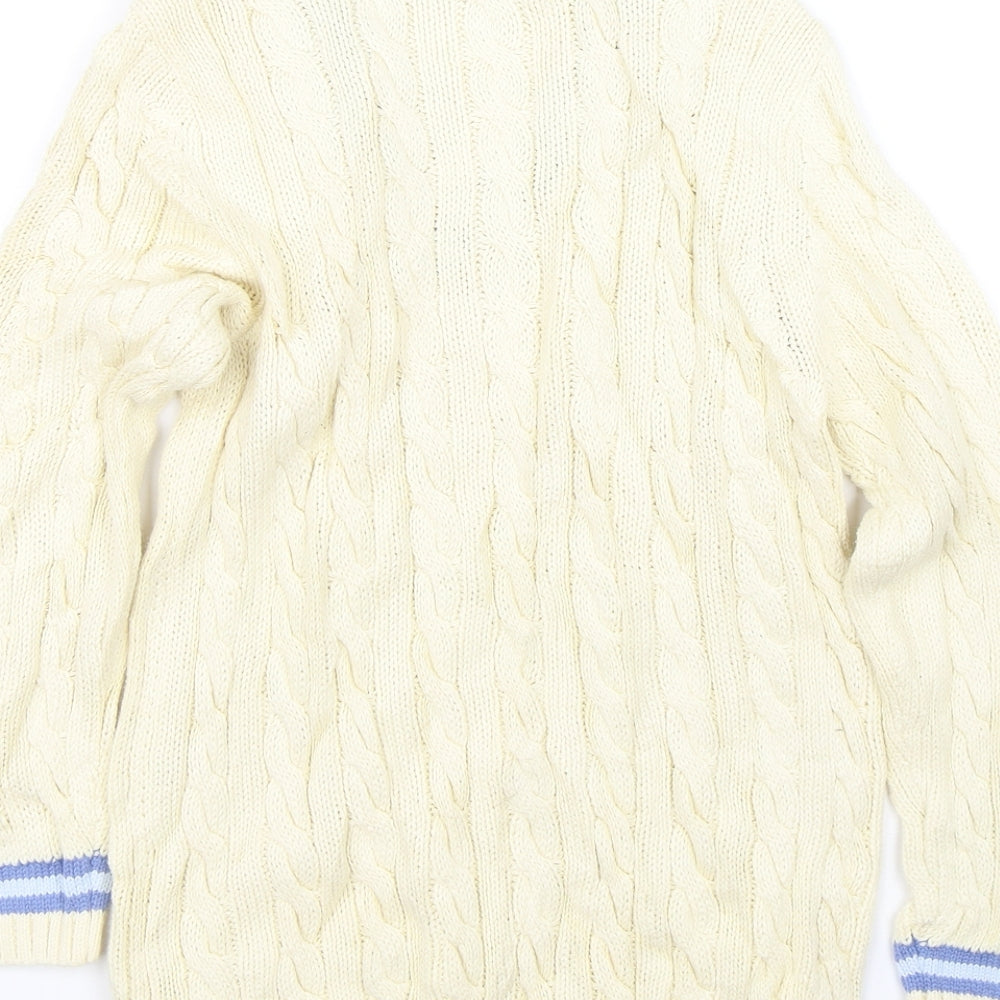 John Lewis Girls Beige   Pullover Jumper Size 8 Years