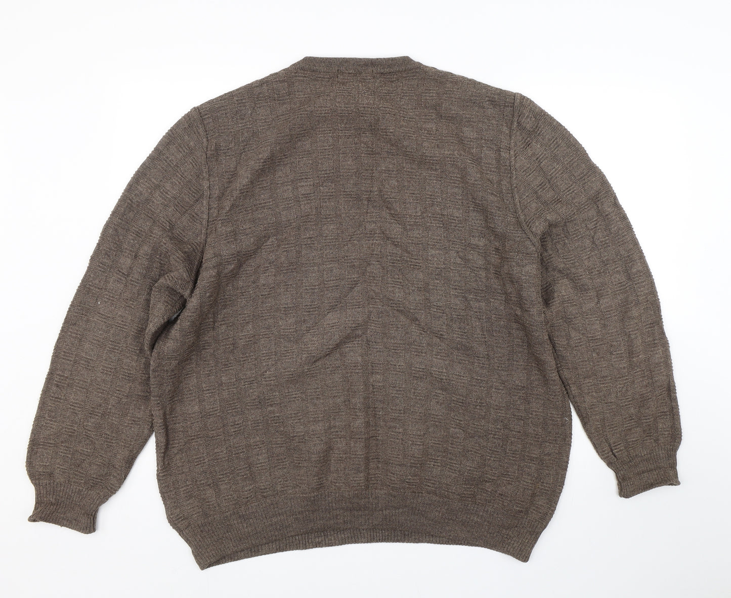 M&S Mens Brown   Pullover Jumper Size XL
