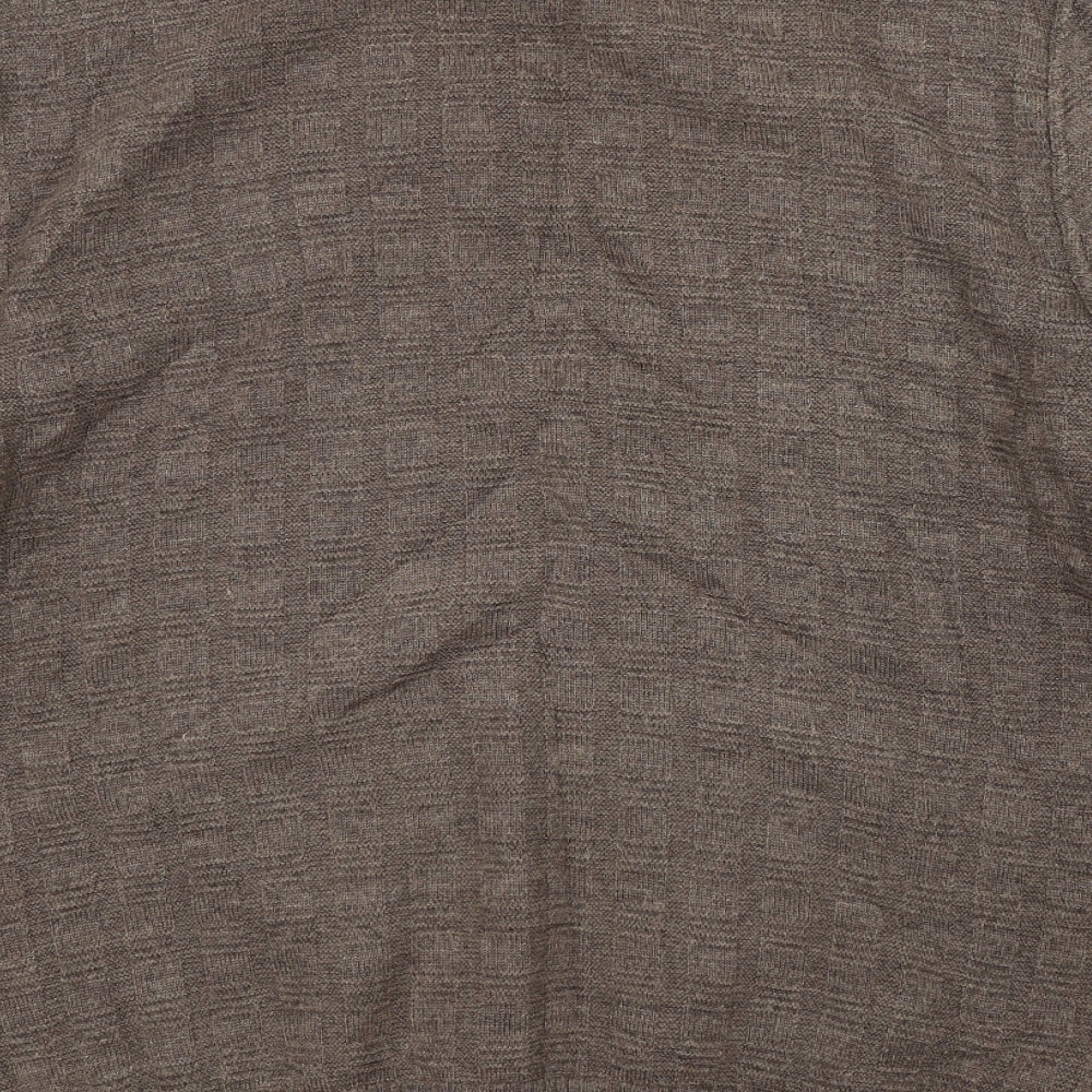 M&S Mens Brown   Pullover Jumper Size XL