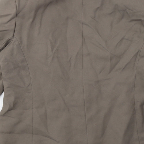 Preworn Womens Grey    Blazer Size 18