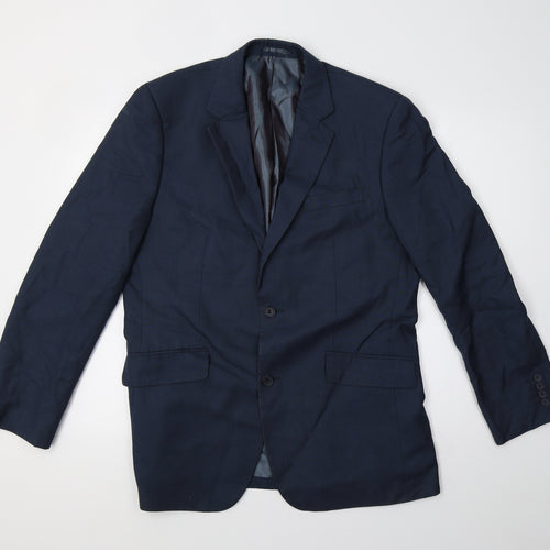Henley Mens Blue   Jacket Blazer Size 44