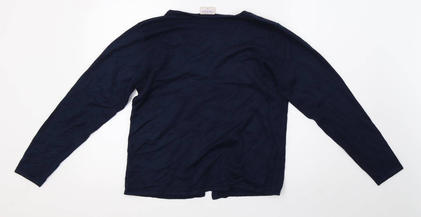 mackays Womens Blue  Knit Cardigan Jumper Size S